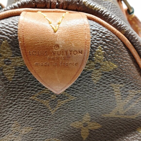 Authentic Louis Vuitton Speedy 25 Brown Monogram Hand Bag mn650-111725 - Picture 11 of 16